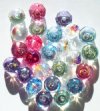 25 6x8mm Faceted Donut Beads AB Mix Pack